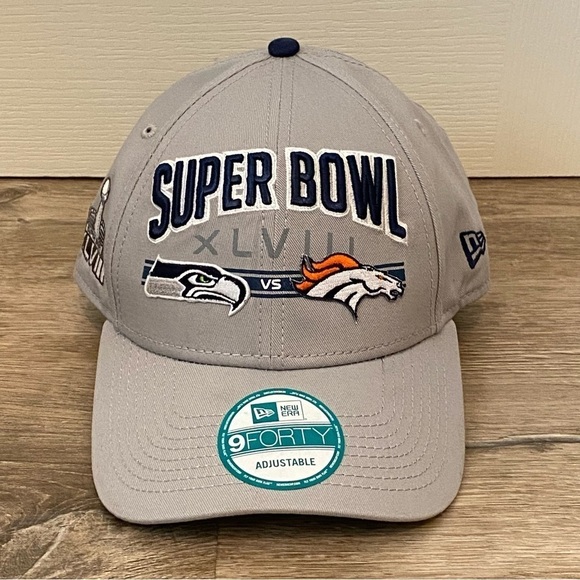 Super Bowl New Era Snapback NFL Hat-The Seattle Seahawks vs. Denver Broncos 2014 - Picture 1 of 10